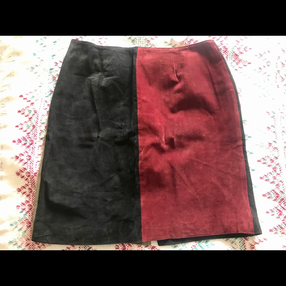 Leather skirt